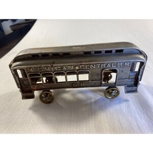 Vintage Cast Iron Michigan Central R.R. No. 98 Trolley Car Toy